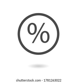 Percent icon vector eps 10