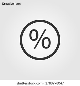 Percent icon vector eps 10