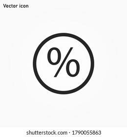 Percent icon vector eps 10