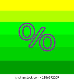 vector de icono de porcentaje, mejor icono de vector de diseño plano