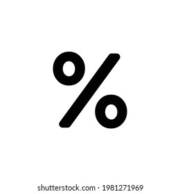 percent icon vector logo symbol 