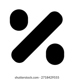 Ilustración de diseño de símbolo de Vector de icono de porcentaje
