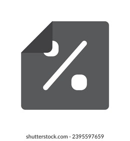 percent logo icon vector design template
