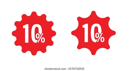 percent off sign information vector	