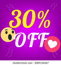 porcentaje de descuento. Vector para promociones y ofertas.