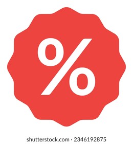 Percent offer Icon design and vector illustration