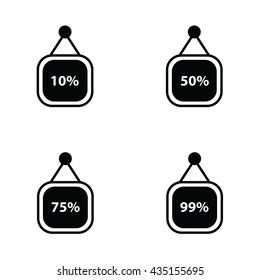 percent Price label set 