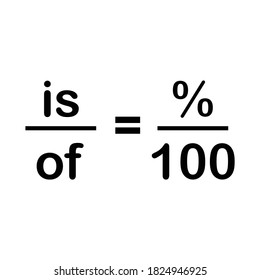 Percent Proportion, Percent Of A Number