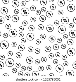 Percent Sales and discount Seamless vector EPS 10 pattern