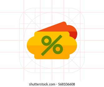 Percent sign icon