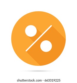 Percent sign vector icon