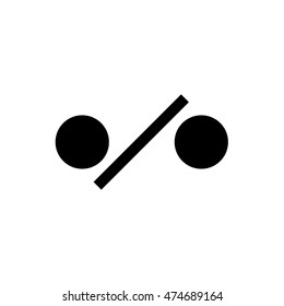 Percent sign . Vector illustration