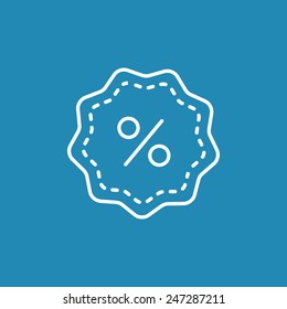 Percent tag icon.