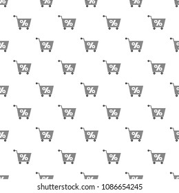 Percent trolley pattern vector seamless repeating for any web design