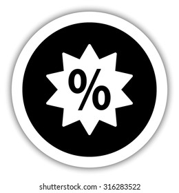 percent - vector icon