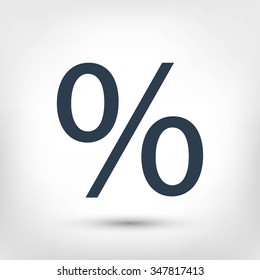 percent vector icon