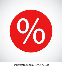 percent vector icon
