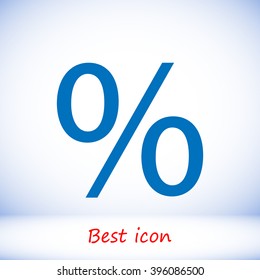 percent vector icon