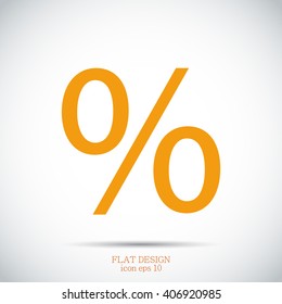 percent vector icon