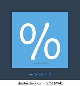 percent vector icon