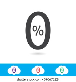 percent vector icon
