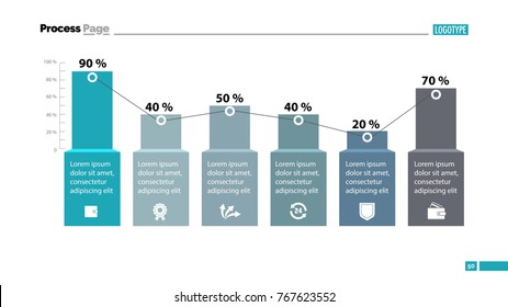 Percentage Bar Chart With Six Elements 