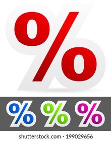 Percentage, discount graphics