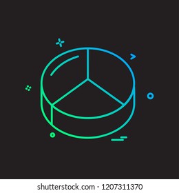 Percentage icon design vector