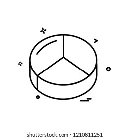 Percentage icon design vector