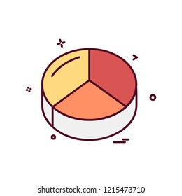 Percentage icon design vector