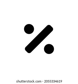 percentage Icon. Flat style design isolated on white background. Vector illustration