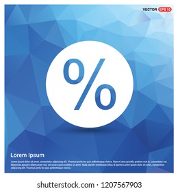 Percentage Icon - Free vector icon