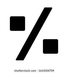 percentage icon isolated sign symbol vector illustration - high quality black style vector icons

