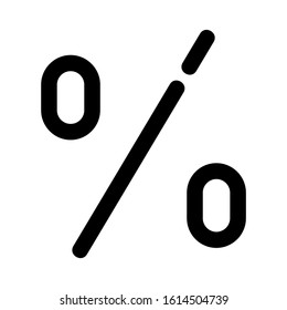 percentage icon isolated sign symbol vector illustration - high quality black style vector icons
