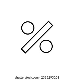 Percentage Icon.  Percent, Profit Symbol.