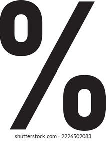 Percentage icon vector illustration design