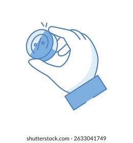 Percentage Icon vector stock illustration
