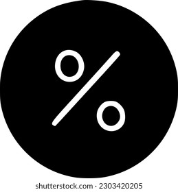 percentage icon vector symbol design illustration