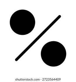 Ilustración de diseño de símbolo de Vector de icono de porcentaje
