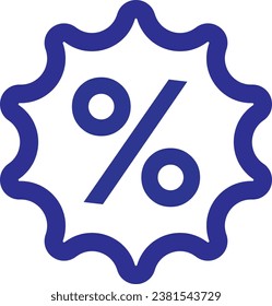Percentage icon for your needs.