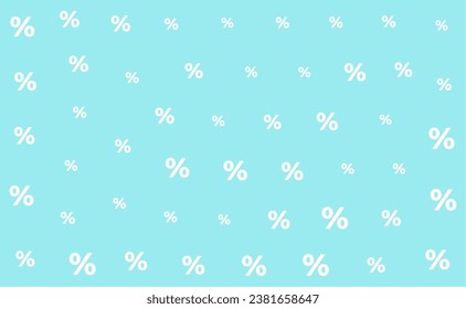 fondo de patrón de iconos porcentuales para el vector de finanzas y contabilidad