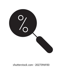 Percentage icons symbol vector elements for infographic web