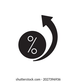 Símbolo de porcentaje elementos vectoriales para web infográfica