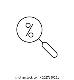 Símbolo de porcentaje elementos vectoriales para web infográfica