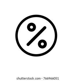 Percentage icon,vector illustration. Flat design style. vector percentage icon illustration isolated on White background, percentage icon Eps10. percentage icons graphic design vector symbols.