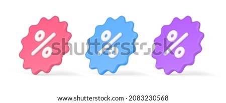 Similar – Image, Stock Photo Percent sign Mathematics