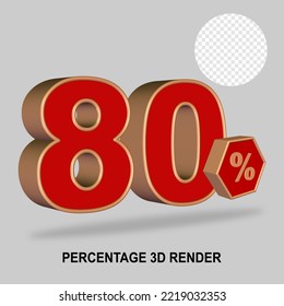 PERCENTAGE NUMBER RED PEACH COLOR FOR SALE DISCOUNT PROMOTION