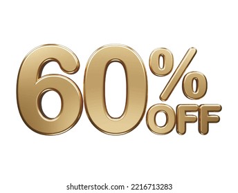 Percentage off text effect illustration 