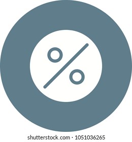 Percentage , portion, fraction icon