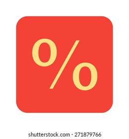Percentage, portion, fraction icon vector image. Can also be used for banking, finance, business. Suitable for web apps, mobile apps and print media.